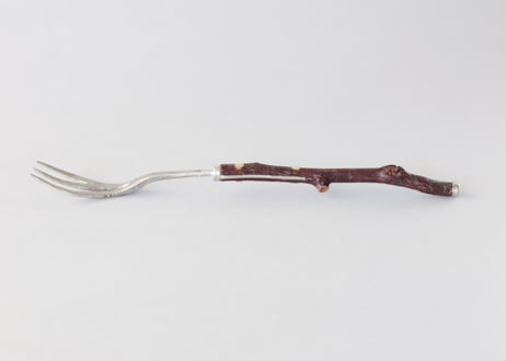 調和｜洋白と枝フォーク・Chouwa (Harmony) | Nickel Silver and Branch | Fork #10