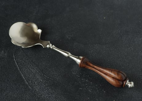 クラウン スプーン  | ブラックウォルナット | 洋白 | テーブルスプーン Crown Spoon | Black Walnut | Nickel Silver | Table Spoon #17