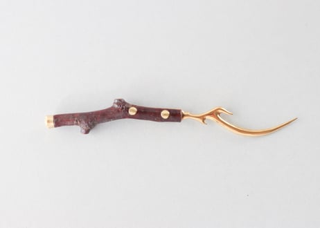 調和｜真鍮と枝ピック・Chouwa (Harmony) | Brass and Natural Branch | Pick #11