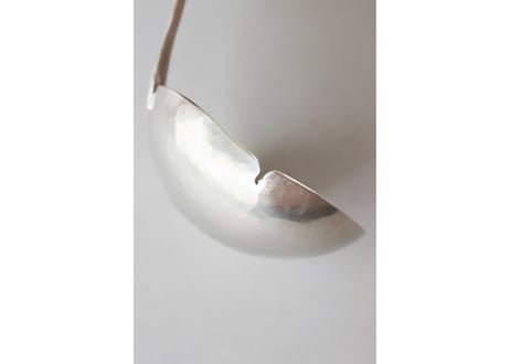 調和｜洋白と枝のミニお玉 • Chouwa (Harmony) |  Mini Ladle in Nickel Silver and Natural Branch #12