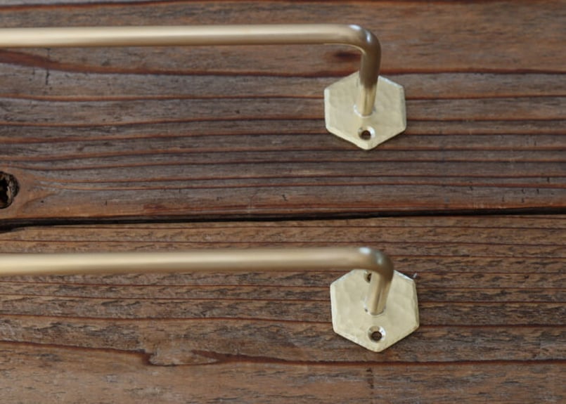 Brass towel bar《L》|真鍮タオルハンガーL | B R A S S L A