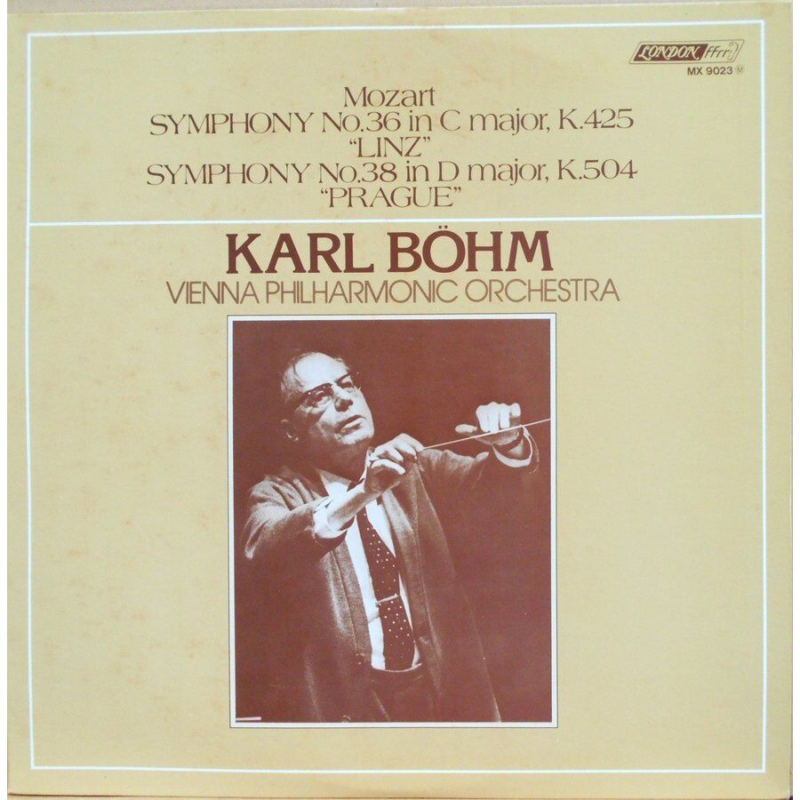 中古LPレコード【モーツァルト／交響曲第36番ハ長調，K.425「リンツ