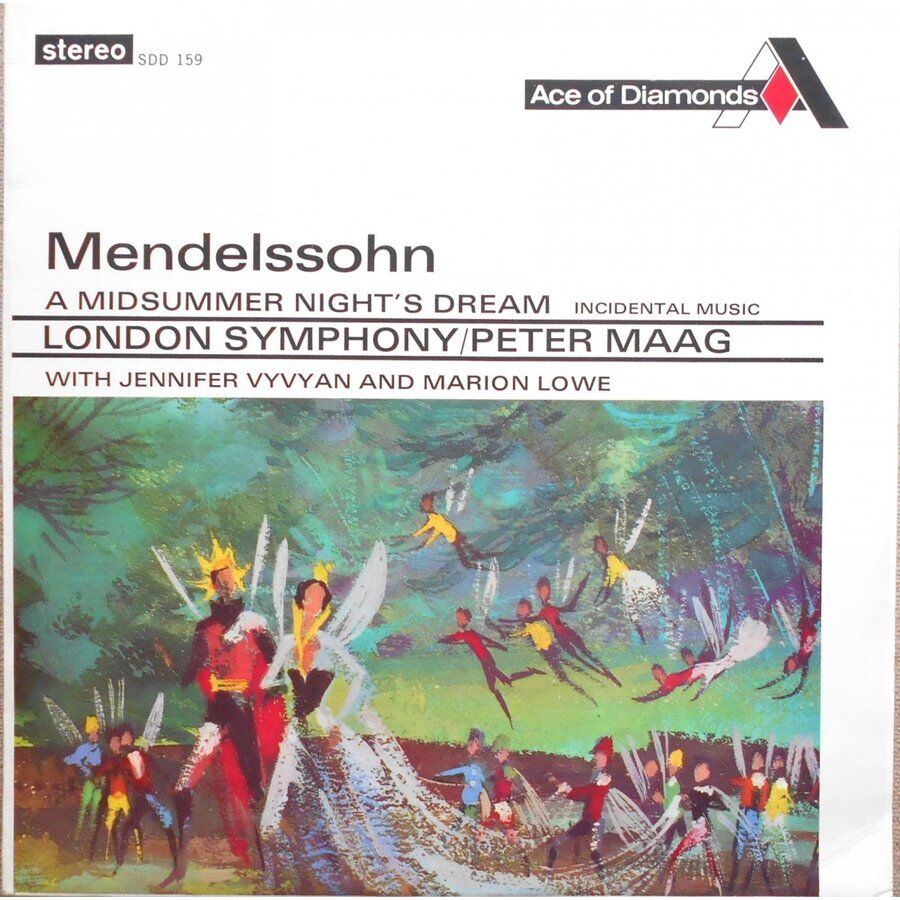 中古LPレコード【メンデルスゾーン／〈真夏の夜の夢〉、ペーター