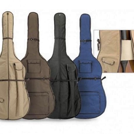コントラバスバッグ 厚手 ブラック 4/4サイズ コントラバス