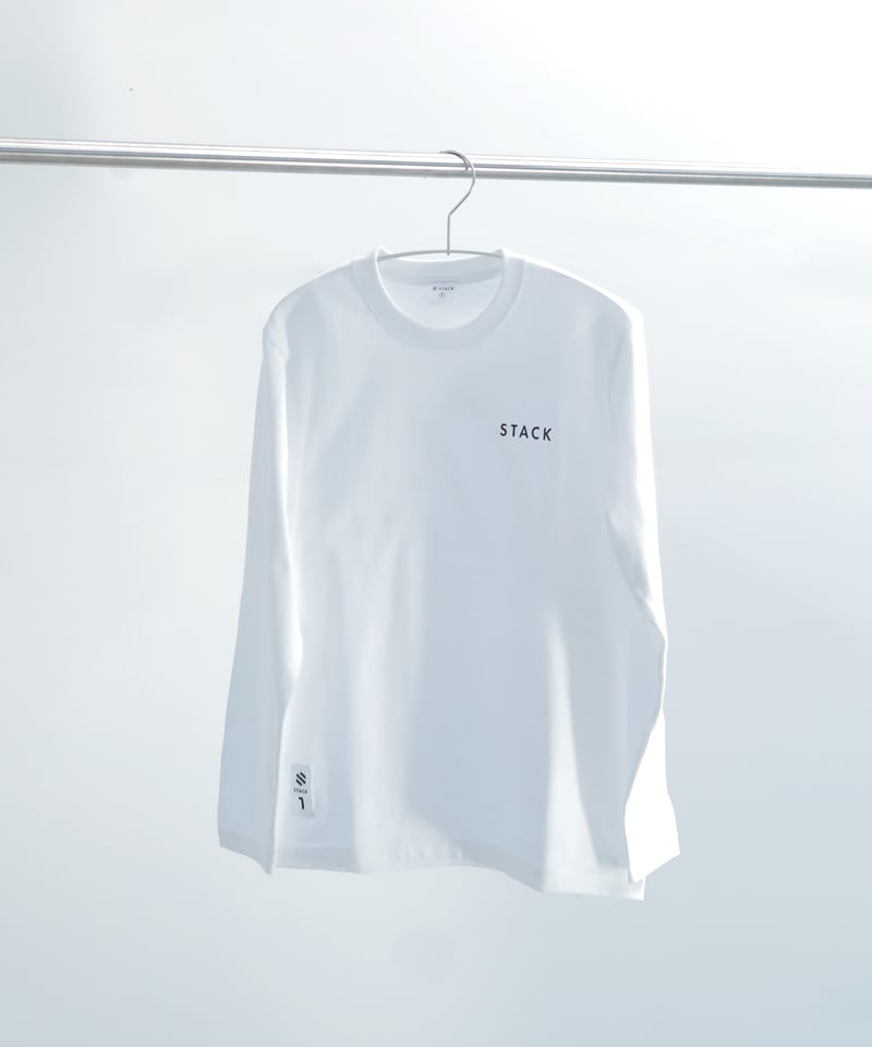 Mini Logo Long Sleeve T-shirts / White | STACK 