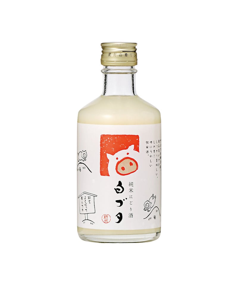 新発売の 環日本海 純米にごり酒 白ブタ 300ml | 日本海酒造オンラインストア 日本酒