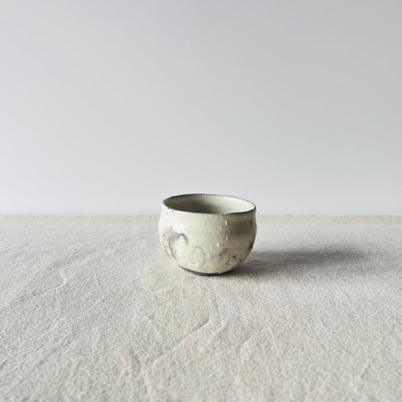 Tー138 辻村史朗 粉吹ワインカップ 共箱付 Shiro Tsujimura Kofuki