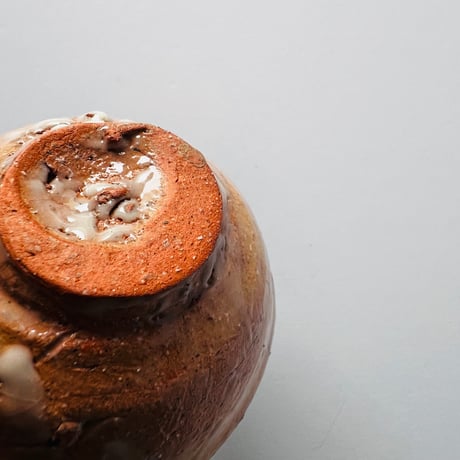 Tー47 辻村史朗　井戸ぐい呑　共箱付き　Shiro Tsujimura Ido Sake Cup with box