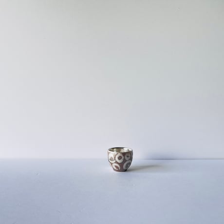 TNー57 谷井直人　ぐりぐり銀彩杯　Naoto Tanii: Silver-glazed cup　Guriguri