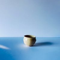 Tｰ62 辻村史朗 磁土ぐい呑 Shiro Tsujimura - Porcelain Sak