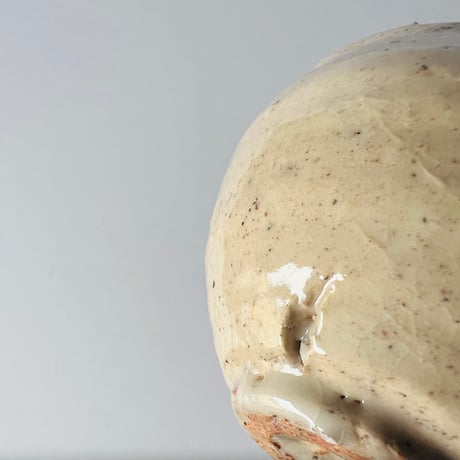 T−130 辻村史朗　井戸旅茶碗　共箱付　Shiro Tsujimura Ido Travel Tea Bowl