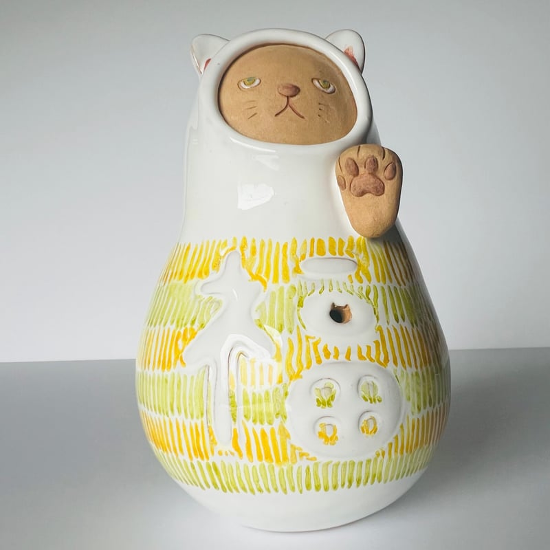 KMー3 鍵谷雅美 招き猫 Masami Kagitani Maneki-neko (