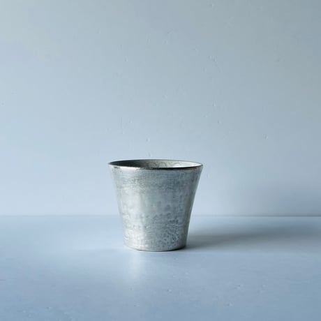 TNー62 谷井直人　銀彩ビードロマグカップ　Naoto Tanii – Silver-Glazed Bidoro Mug