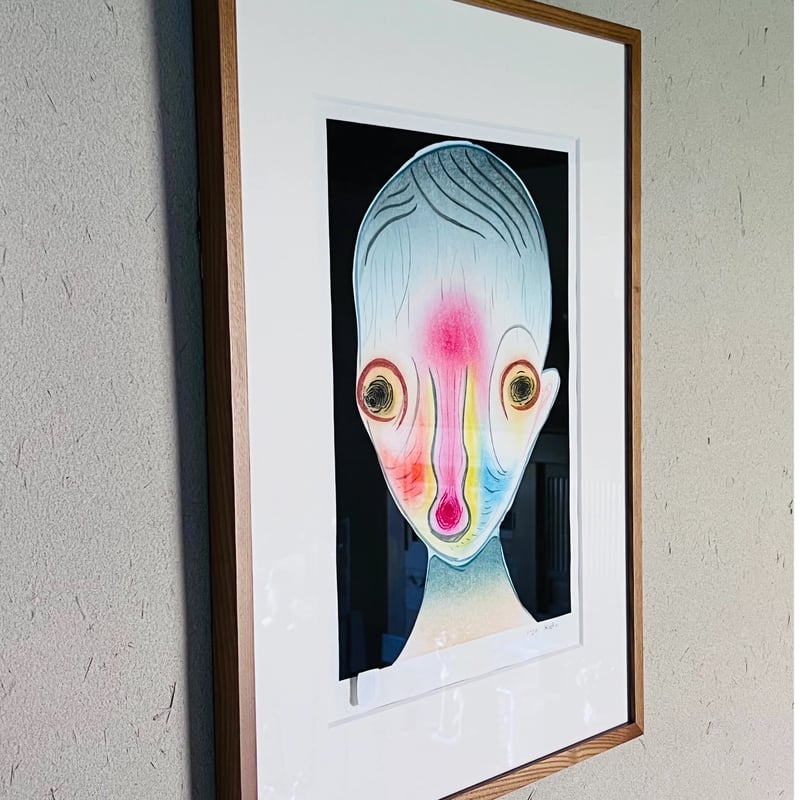 KIー1 加藤泉「無題1」木版画 Izumi Kato “Untitled 1” Woodbl