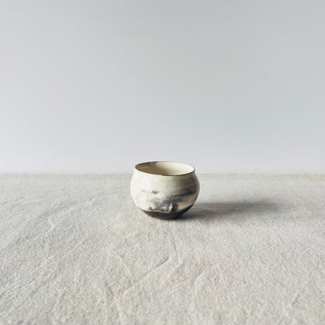 T−137 辻村史朗　粉吹ワインカップ　共箱付　Shiro Tsujimura Kofuki Wine Cup