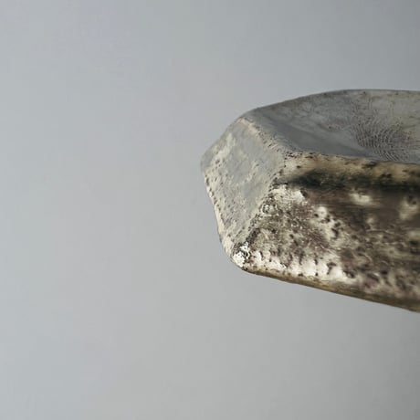 TN−10 谷井直人　銀彩豆皿　TN-10 Naoto Tanii, Silver-colored small plate