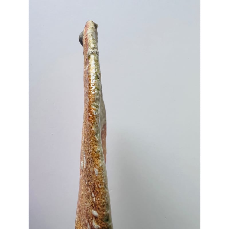 T−112 辻村史朗 伊賀葉皿 共箱有 Shiro Tsujimura Iga Leaf Pl