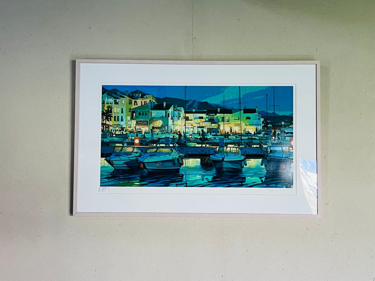 プエルトバヌス  笹倉鉄平 STー2 笹倉鉄平 「プエルトバヌス」シルクスクリーン Teppei Sasakura