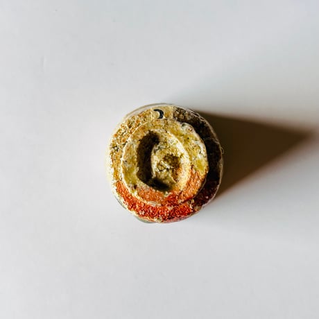 F−2 古谷和也　信楽ぐい呑　共箱付　Kazuya Furutani – Shigaraki Guinomi with Tomobako (Original Wooden Box)