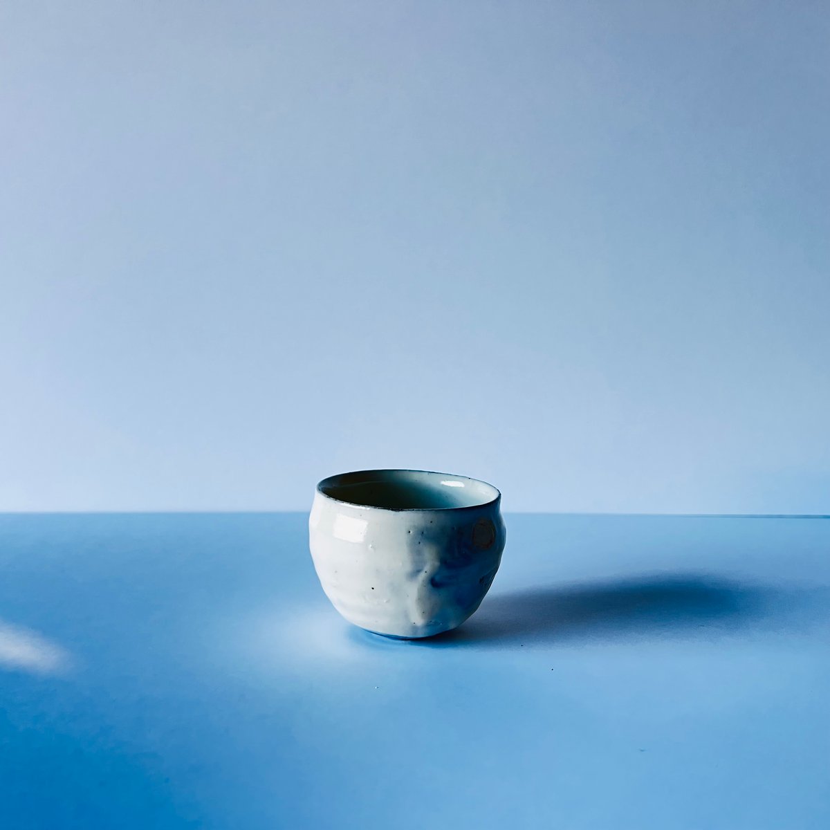 Tー84 辻村史朗 粉吹ぐい呑 共箱有 Shiro Tsujimura “Kohiki Gui