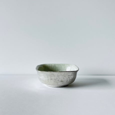 TN−112 谷井直人　銀彩ビードロ四方皿 Naoto Tanii Silver Glaze Bidoro Square Plate