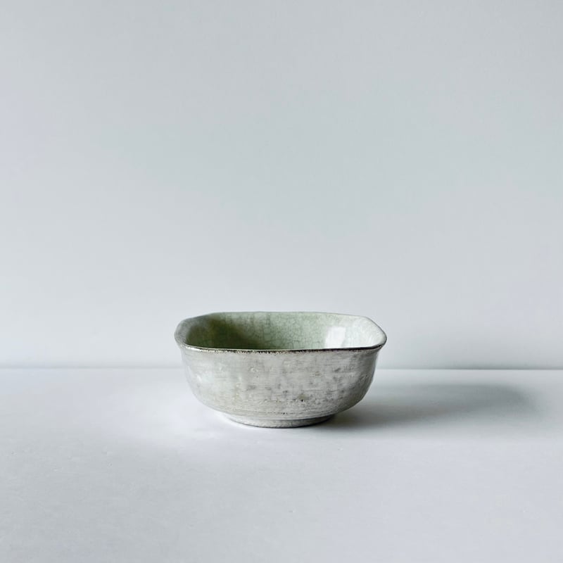 TN−112 谷井直人 銀彩ビードロ四方皿 Naoto Tanii Silver Glaze