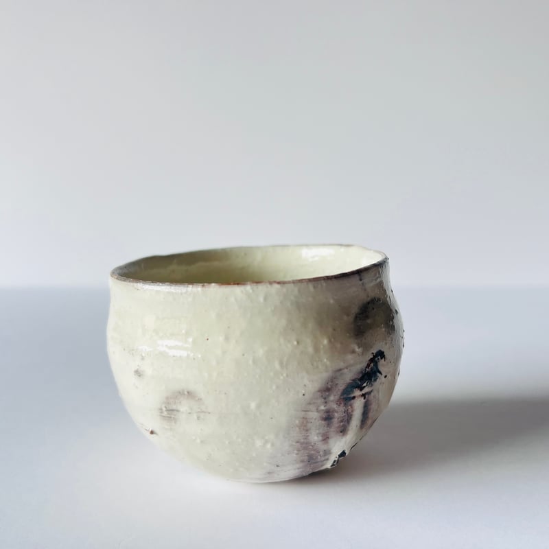 Tー138 辻村史朗 粉吹ワインカップ 共箱付 Shiro Tsujimura Kofuki