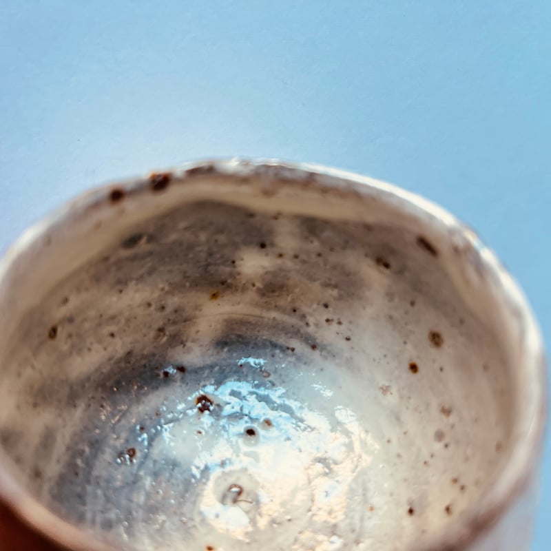 Tー79 辻村史朗 粉吹ワインカップ 共箱有 Shiro Tsujimura “Kohiki