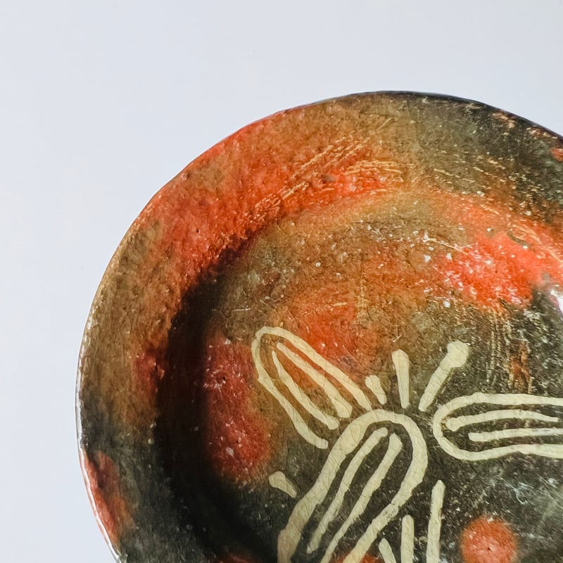 紫檀 刻 手付 皿 文房四宝 卓上飾 高7.8cm(HA490) 尚（sho） 足付小鉢16cm – 鉢・ボール – 一流レストラン愛用