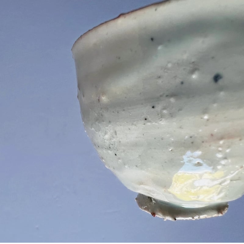 Tｰ62 辻村史朗 磁土ぐい呑 Shiro Tsujimura - Porcelain Sak