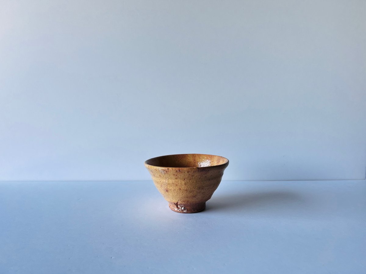 T-49 辻村史朗 小井戸茶碗 共箱有 Shiro Tsujimura Koido tea b