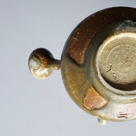Jー4＃4 ジョナサンスティール　急須　名入り共箱付 Jonathan Steele Teapot with name engraved box