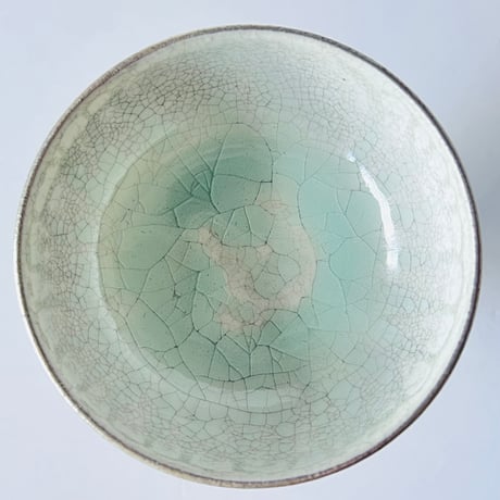 TN−113 谷井直人　銀彩ビードロゴブレット Naoto Tanii Silver Glaze Bidoro Goblet