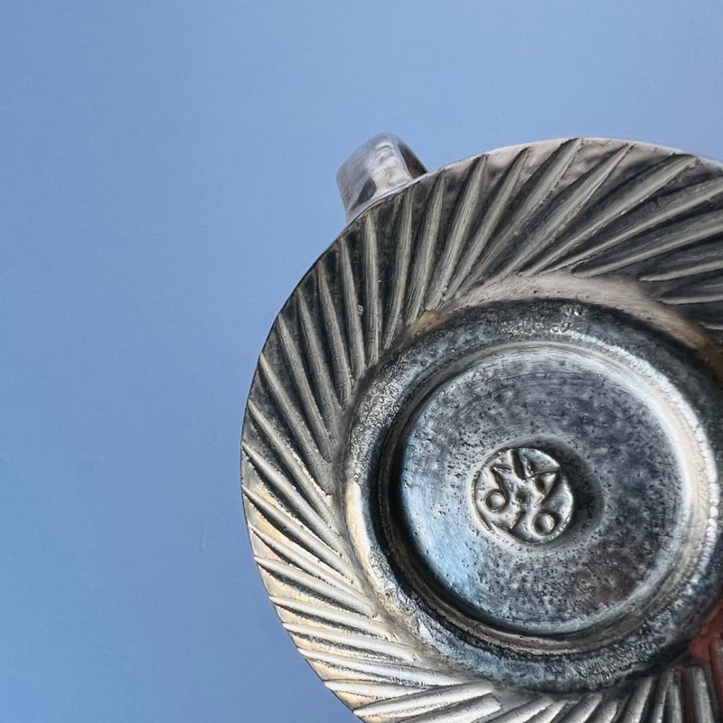 洛西 楊谷寺　壺　 銀メッキ？茶道具　骨董品 洛西 楊谷寺 壺 銀メッキ？茶道具 骨董品