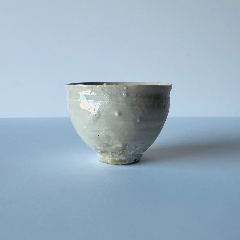 Tー93 辻村史朗 磁土ぐい呑 Shiro Tsujimura Porcelain clay