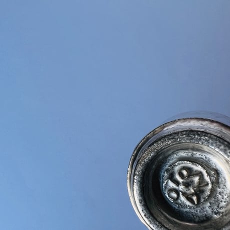 TN−101 谷井直人　銀彩杯　Silver-Glazed Sake Cup