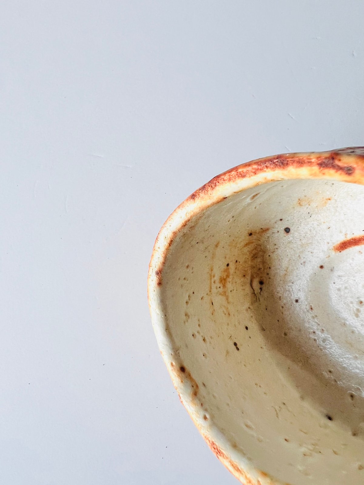 T-74 辻村史朗 志野茶碗 共箱有 Shiro Tsujimura Shino tea bo