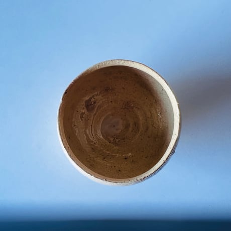 Tー76 辻村史朗　井戸ワインカップ　共箱有　Shiro Tsujimura Ido wine cup