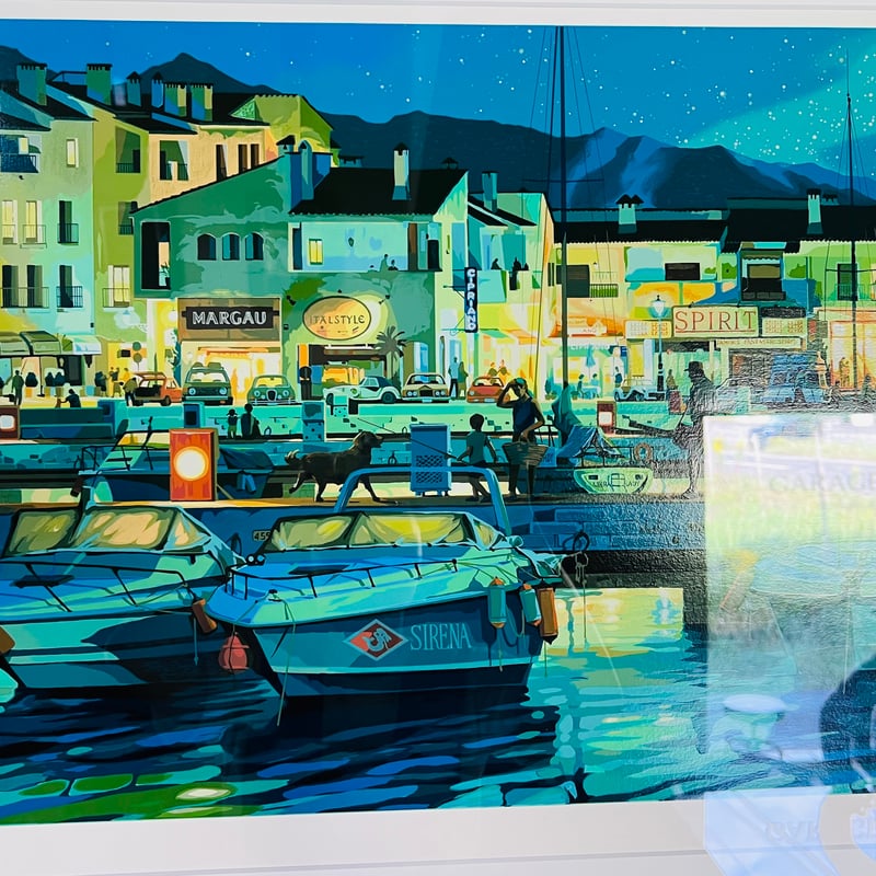 STー2 笹倉鉄平 「プエルトバヌス」シルクスクリーン Teppei Sasakura