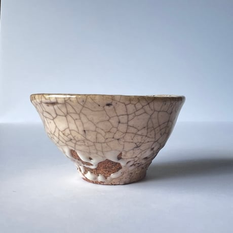 Tー3辻村史朗　井戸ぐい呑　共箱付　Shiro Tsujimura Ido Sake Cup with box