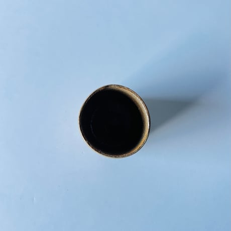 T−18 辻村史朗　唐津ぐい呑　共箱付　Shiro Tsujimura Karatsu sake cup with box