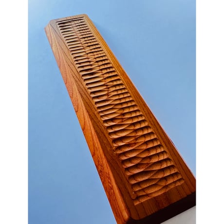 Mー5 一文字盆　欅　Ichimonji Tray (Rectangular Tea Tray)