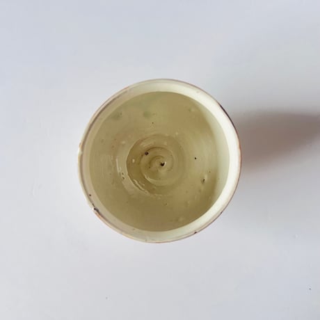 T−136 辻村史朗　粉吹ワインカップ　共箱付　Shiro Tsujimura Kofuki Wine Cup