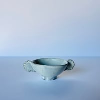 Sー20 鈴木大弓　粉引耳杯　共箱付　Hiroyumi Suzuki　Kohiki Ear Cup with Tomobako