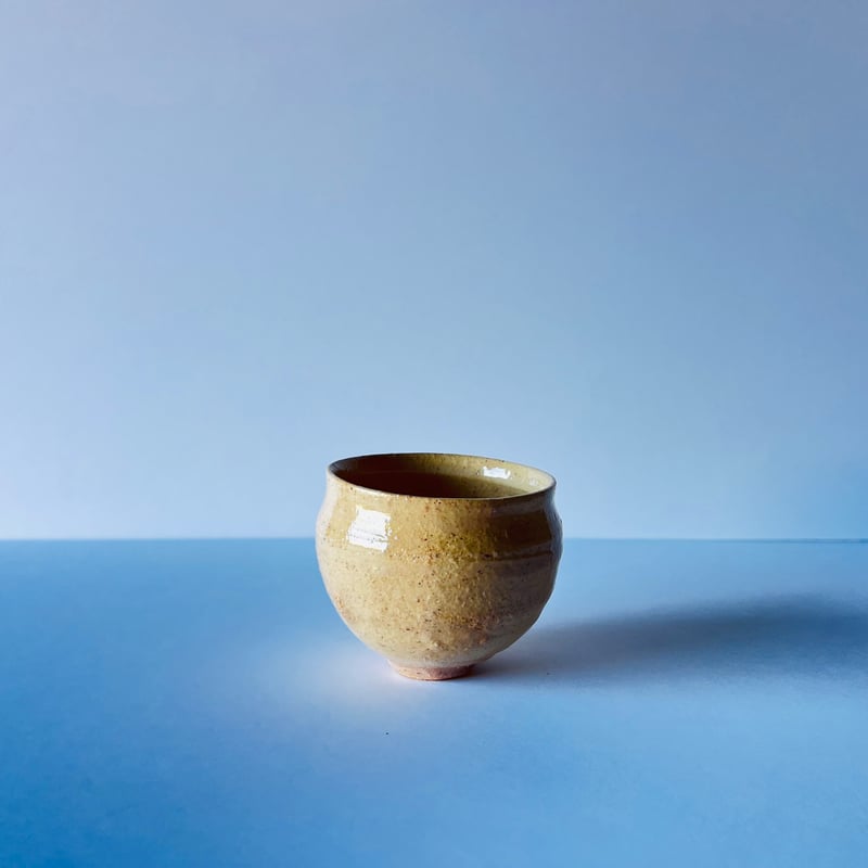 Tー78 辻村史朗 井戸ワインカップ 共箱有 Shiro Tsujimura Ido wine