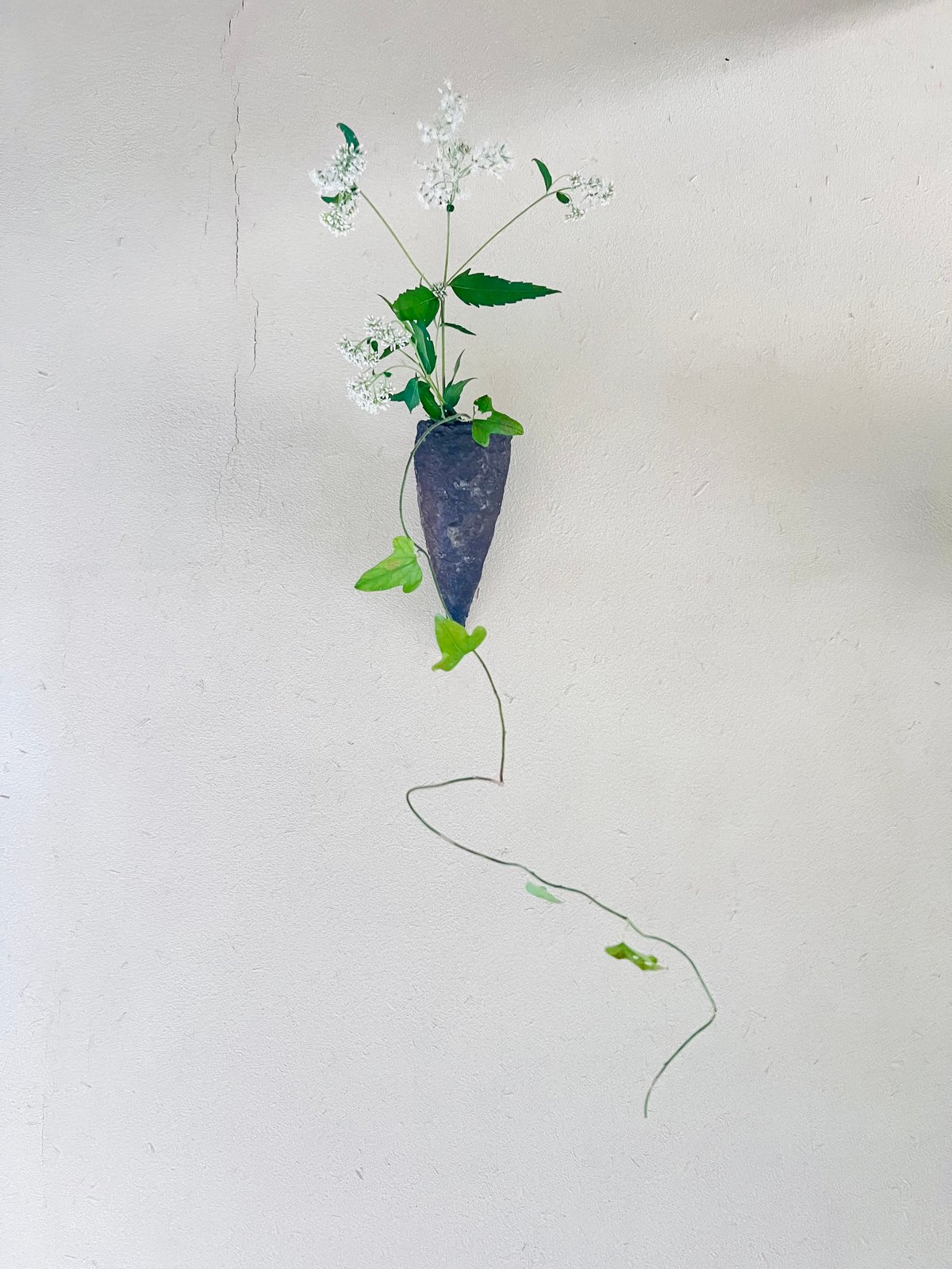 信楽焼☆神山清子☆瓢箪☆花入れ