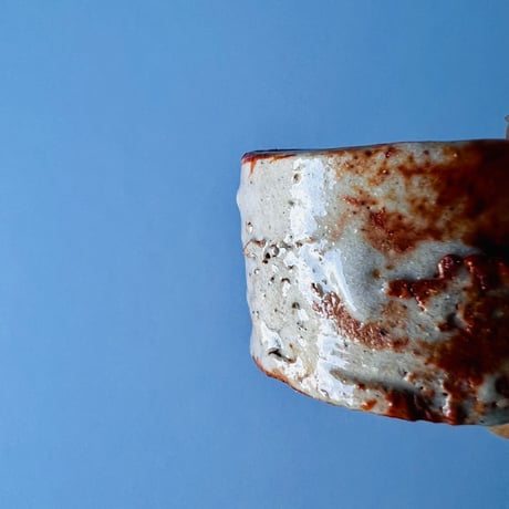 T−15 辻村史朗　志野ぐい呑　Shiro Tsujimura Shino sake cup