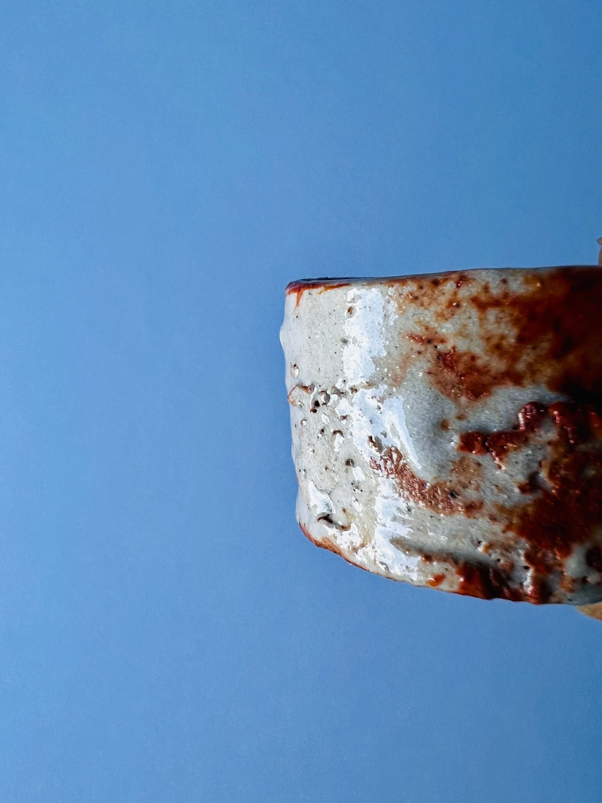 T−15 辻村史朗 志野ぐい呑 Shiro Tsujimura Shino sake cup