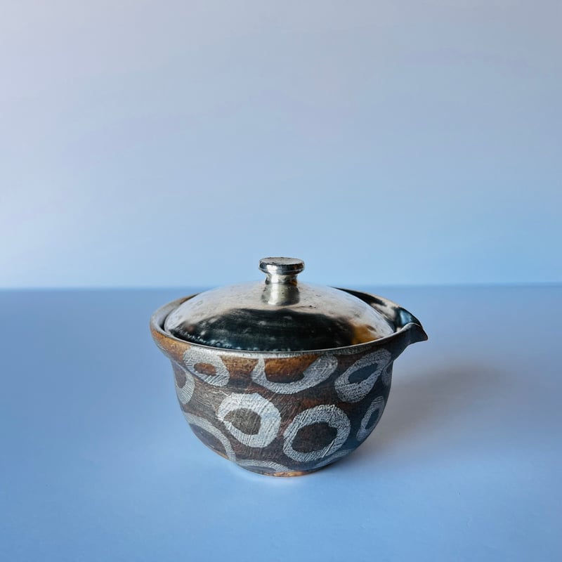 TN−99 谷井直人 銀彩ぐりぐり宝瓶 Silver-Glazed “Guriguri” Ho