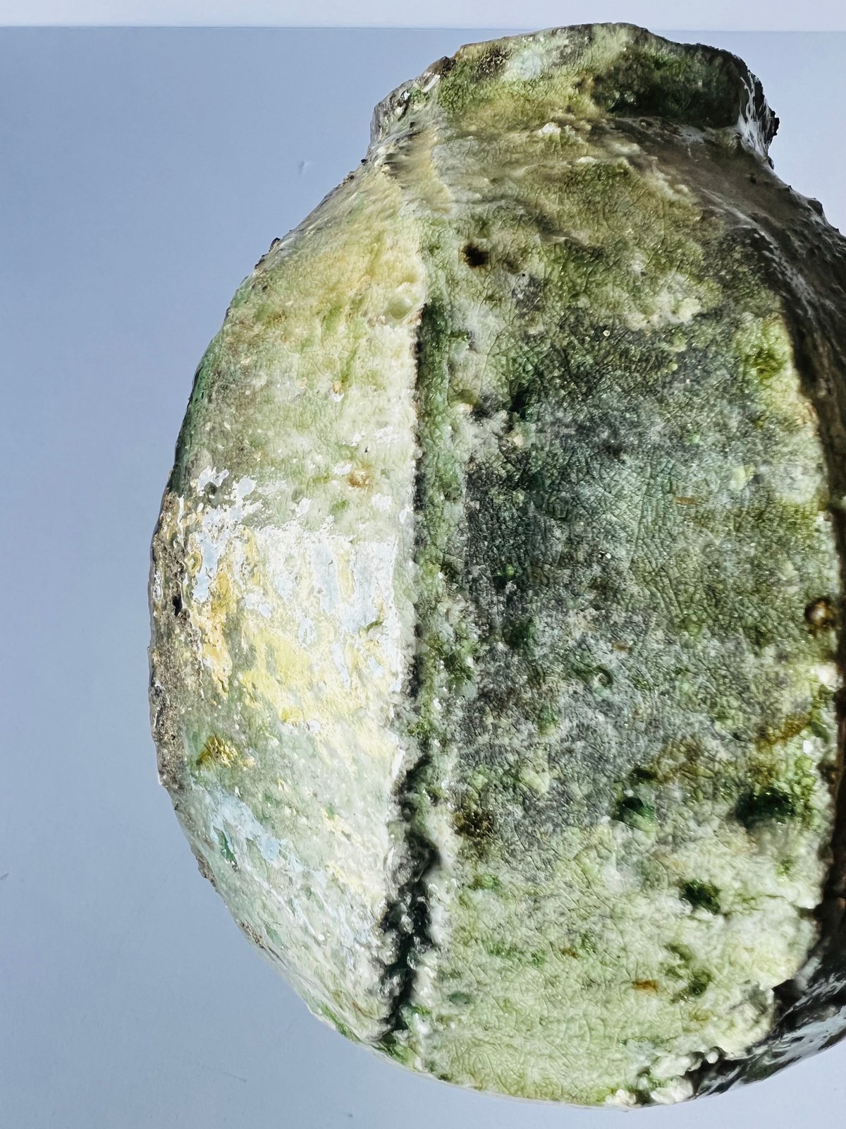 K−11 神山清子 信楽自然釉 窯変壺 Kiyoko Kamiyama, Shigaraki